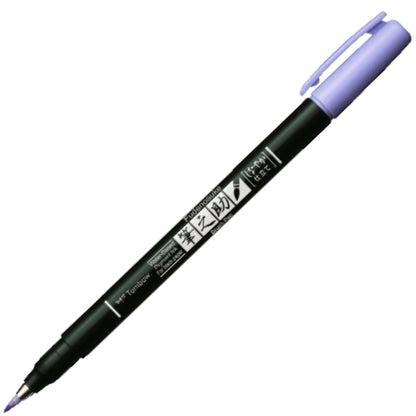 Tombow FUDENOSUKE Colors Yumuşak Fırça Uçlu Çizim&Kaligrafi Kalemi Lavanta 21