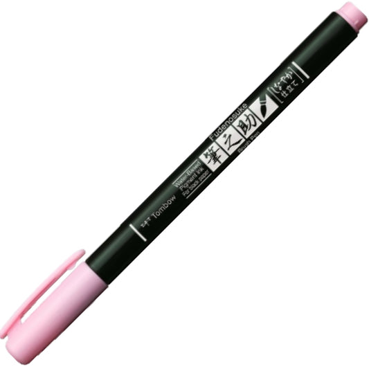 Tombow FUDENOSUKE Colors Yumuşak Fırça Uçlu Çizim & Kaligrafi Kalemi Soft Pembe 58