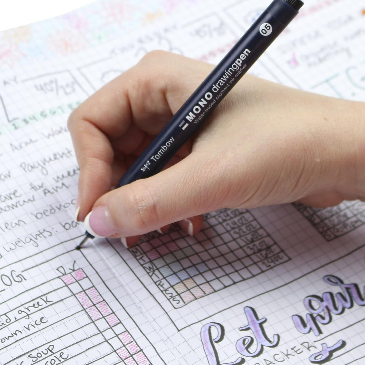 Tombow MONO Çizim Kalemi 0,5mm Siyah