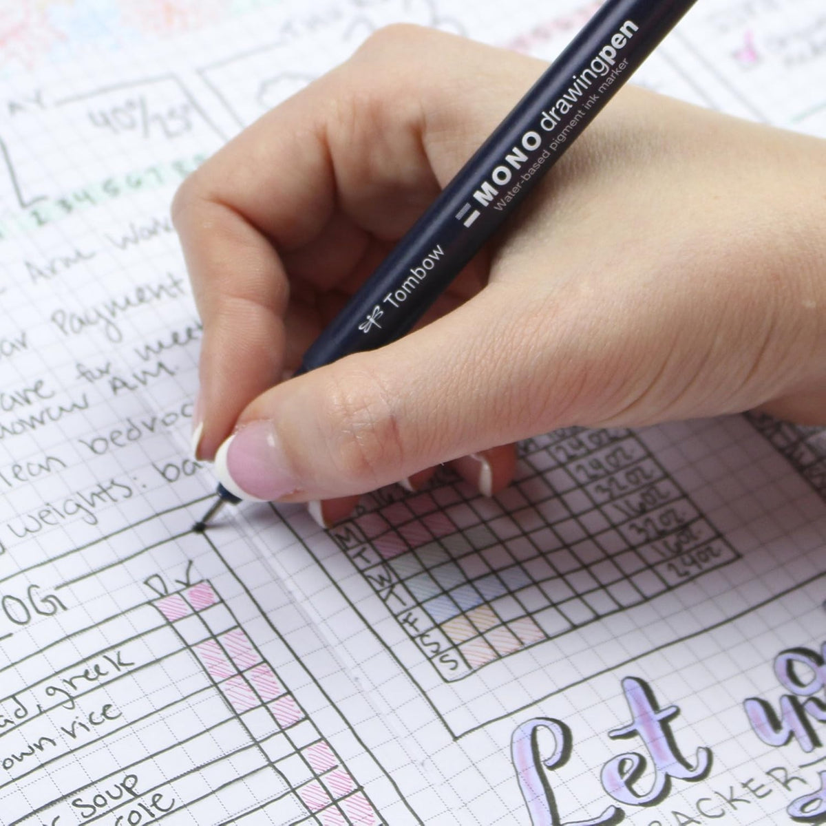 Tombow MONO Çizim Kalemi 0,8mm Siyah