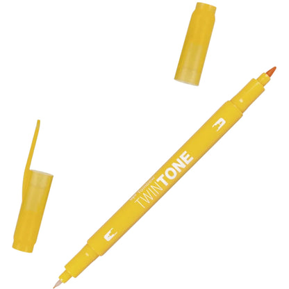 Tombow TWIN TONE Markör Chrome Yellow 04