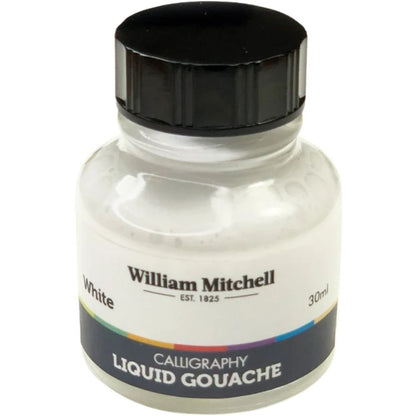 William Mitchell Liquid Gouache 30ml White 011