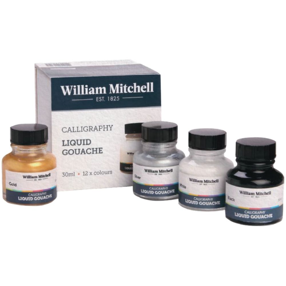 William Mitchell Liquid Gouache 30ml 4'lü Set 1