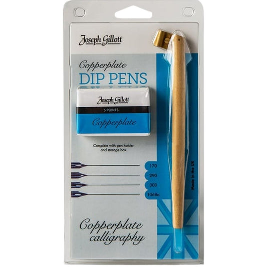 William Mitchell Joseph Gillott Copperplate Dip Pens (5 Uç)