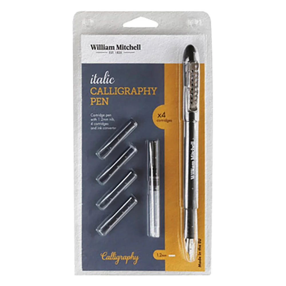 William Mitchell Italic Calligraphy Pen (4 Kartuş)