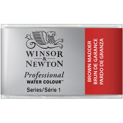 Winsor & Newton Professional Sulu Boya Brown Madder 056 S.1 (Tam Tablet)