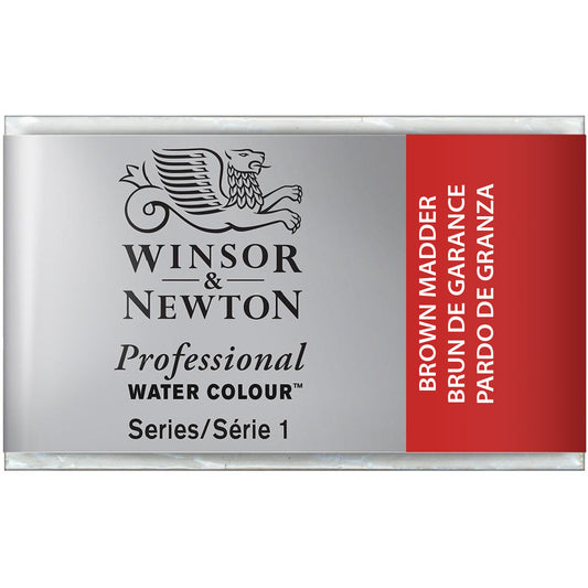 Winsor & Newton Professional Sulu Boya Brown Madder 056 S.1 (Tam Tablet)