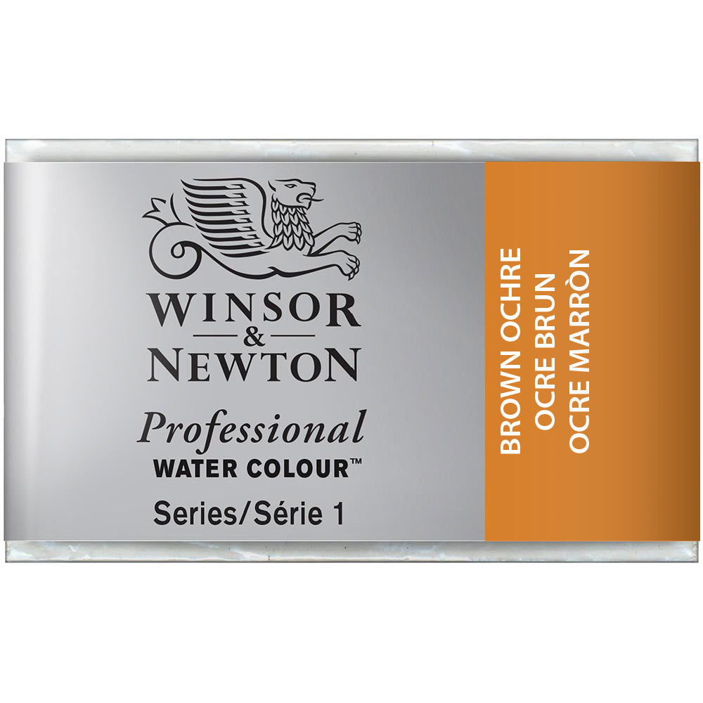 Winsor & Newton Professional Sulu Boya Brown Ochre 059 S.1 (Tam Tablet)