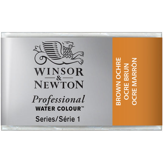 Winsor & Newton Professional Sulu Boya Brown Ochre 059 S.1 (Tam Tablet)