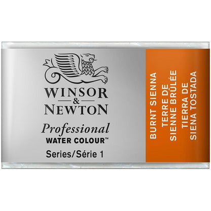Winsor & Newton Professional Sulu Boya Burnt Sienna 074 S.1 (Tam Tablet)