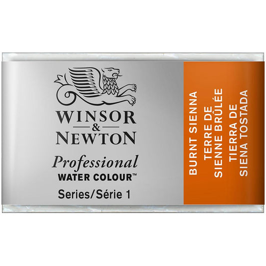 Winsor & Newton Professional Sulu Boya Burnt Sienna 074 S.1 (Tam Tablet)