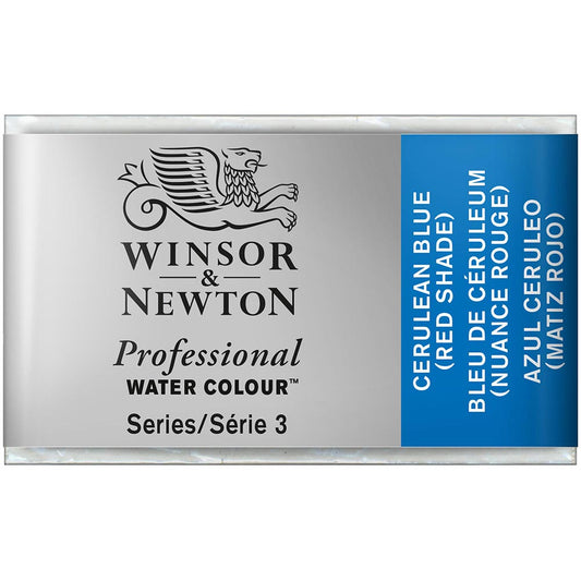 Winsor & Newton Professional Sulu Boya Cerulean Blue (Red Shade) 140 S.3 (Tam Tablet)