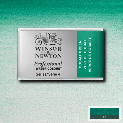 Winsor & Newton Professional Sulu Boya Cobalt Green 184 S.4 (Tam Tablet)