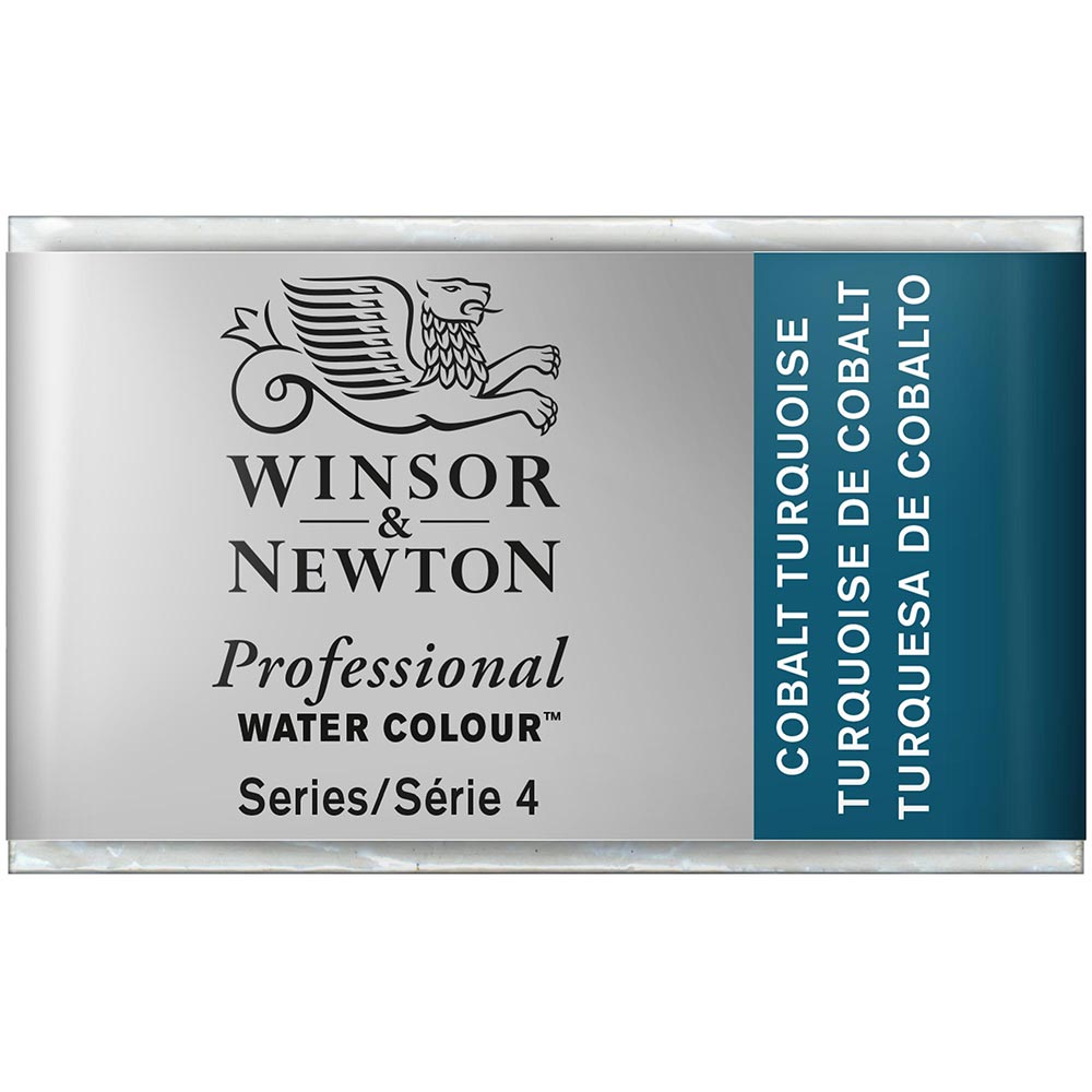 Winsor & Newton Professional Sulu Boya Cobalt Turquoise 190 S.4 (Tam Tablet)