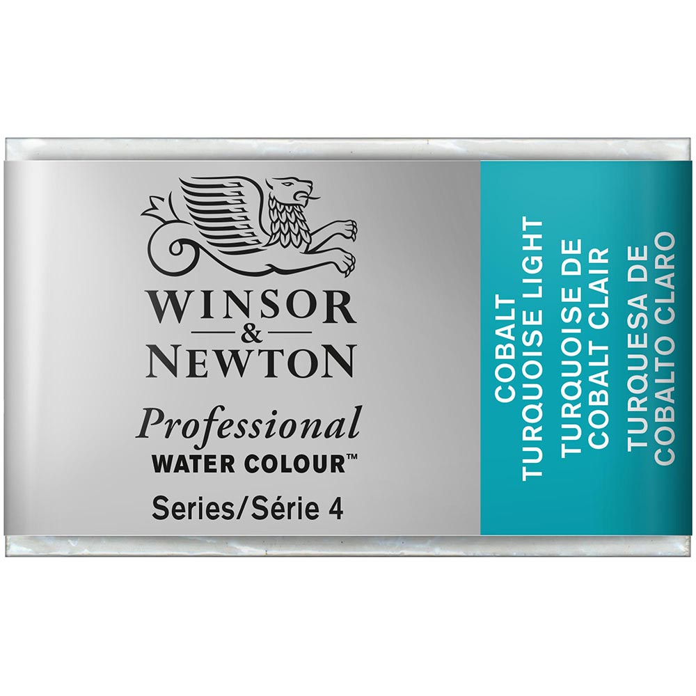 Winsor & Newton Professional Sulu Boya Cobalt Turquoise Light 191 S.4 (Tam Tablet)