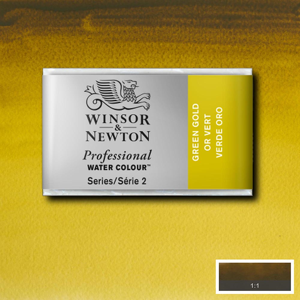 Winsor & Newton Professional Sulu Boya Green Gold 294 S.2 (Tam Tablet)