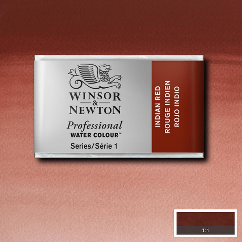 Winsor & Newton Professional Sulu Boya Indian Red 317 S.1 (Tam Tablet)