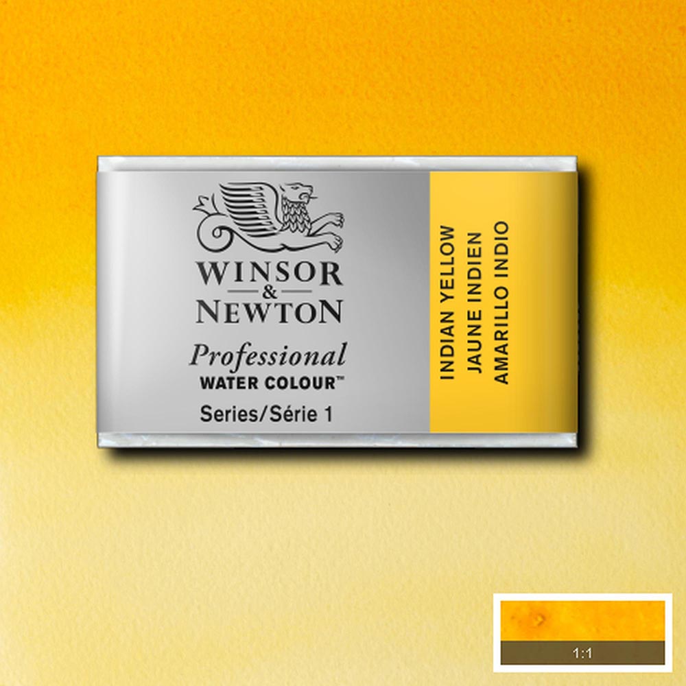 Winsor & Newton Professional Sulu Boya Indian Yellow 319 S.1 (Tam Tablet)
