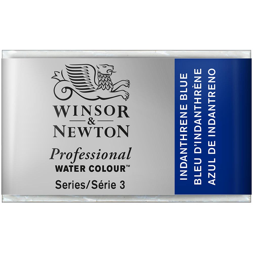 Winsor & Newton Professional Sulu Boya Indanthrene Blue 321 S.3 (Tam Tablet)