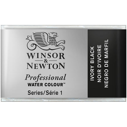 Winsor & Newton Professional Sulu Boya Ivory Black 331 S.1 (Tam Tablet)