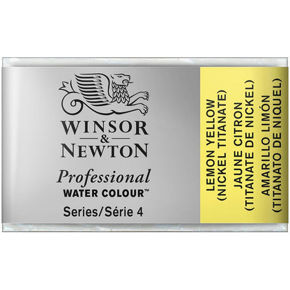 Winsor & Newton Professional Sulu Boya Lemon Yellow (Nickel Titanate) 347 S.4 (Tam Tablet)