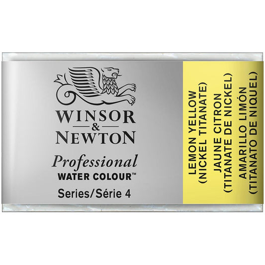 Winsor & Newton Professional Sulu Boya Lemon Yellow (Nickel Titanate) 347 S.4 (Tam Tablet)