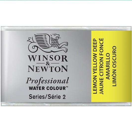 Winsor & Newton Professional Sulu Boya Lemon Yellow Deep 348 S.2 (Tam Tablet)