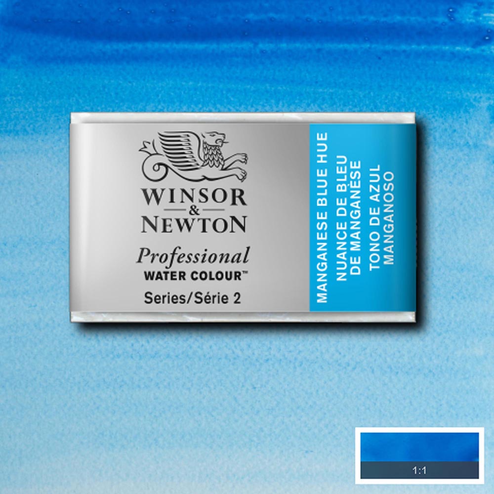 Winsor & Newton Professional Sulu Boya Manganese Blue Hue 379 S.2 (Tam Tablet