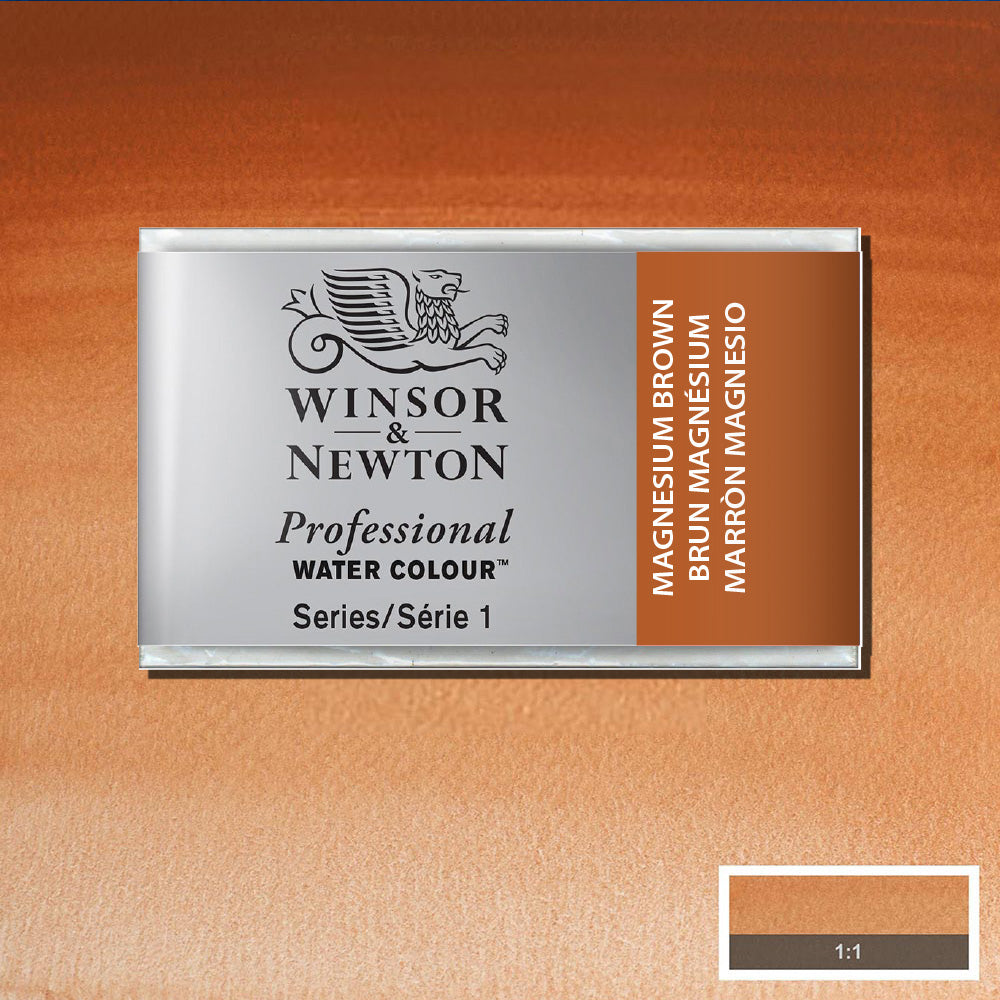 Winsor & Newton Professional Sulu Boya Magnesium Brown 381 S.1 (Tam Tablet)