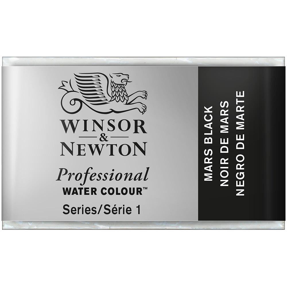 Winsor & Newton Professional Sulu Boya Mars Black 386 S.1 (Tam Tablet)