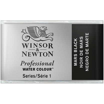 Winsor & Newton Professional Sulu Boya Mars Black 386 S.1 (Tam Tablet)