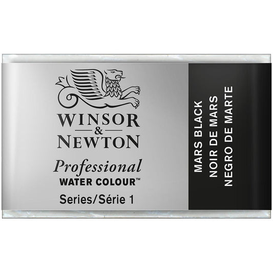 Winsor & Newton Professional Sulu Boya Mars Black 386 S.1 (Tam Tablet)