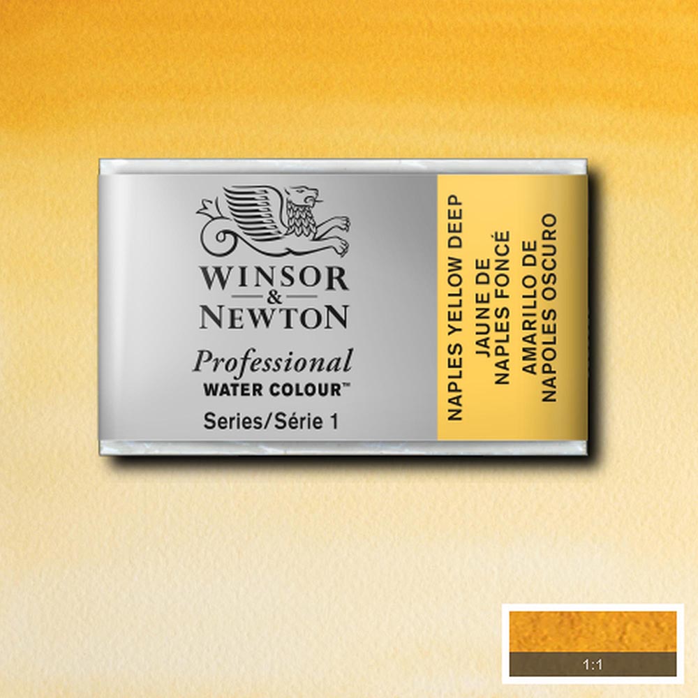 Winsor & Newton Professional Sulu Boya Naples Yellow Deep 425 S.1 (Tam Tablet