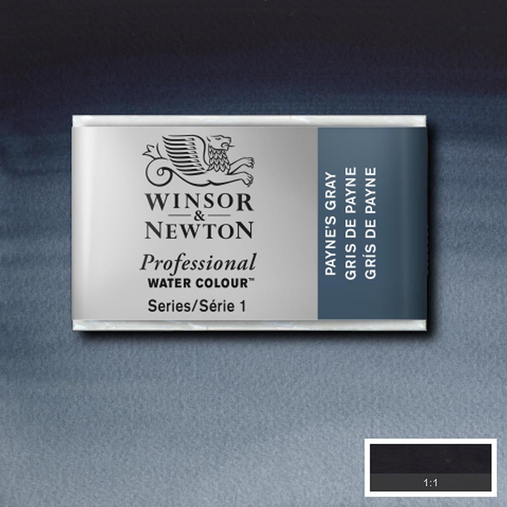 Winsor & Newton Professional Sulu Boya Payne’s Gray 465 S.1 (Tam Tablet)