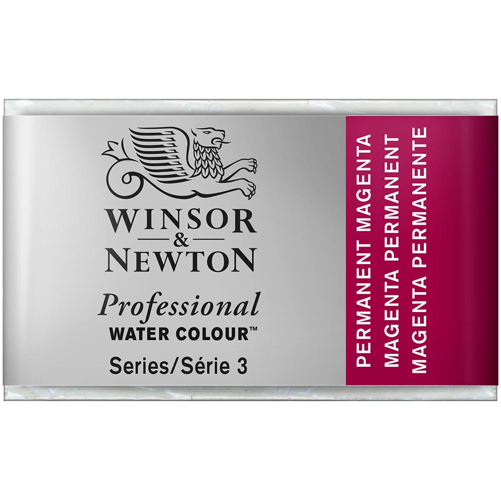 Winsor & Newton Professional Sulu Boya Permanent Magenta 489 S.3 (Tam Tablet)