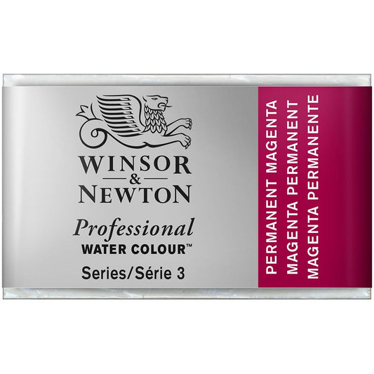 Winsor & Newton Professional Sulu Boya Permanent Magenta 489 S.3 (Tam Tablet)