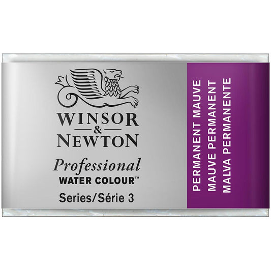 Winsor & Newton Professional Sulu Boya Permanent Mauve 491 S.3 (Tam Tablet)