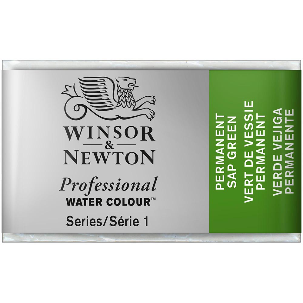 Winsor & Newton Professional Sulu Boya Permanent Sap Green 503 S.1 (Tam Tablet)