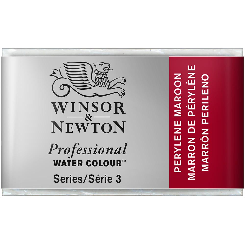 Winsor & Newton Professional Sulu Boya Perylene Maroon 507 S.3 (Tam Tablet)