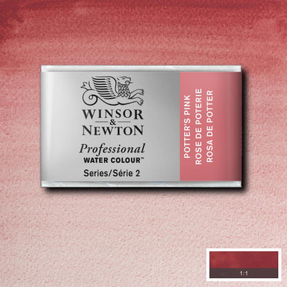 Winsor & Newton Professional Sulu Boya Potter’s Pink 537 S.2 (Tam Tablet)