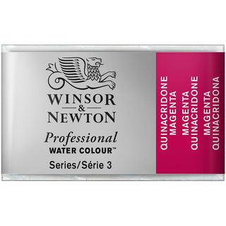 Winsor & Newton Professional Sulu Boya Quinacridone Magenta 545 S.3 (Tam Tablet)