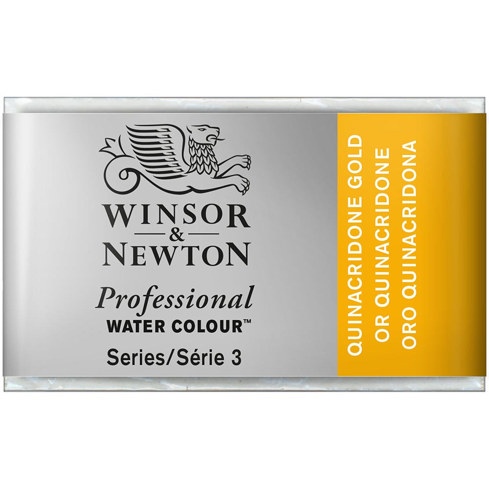 Winsor & Newton Professional Sulu Boya Quinacridone Gold 547 S.3 (Tam Tablet)