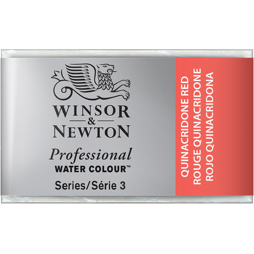 Winsor & Newton Professional Sulu Boya Quinacridone Red 548 S.3 (Tam Tablet)
