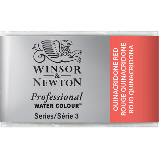 Winsor & Newton Professional Sulu Boya Quinacridone Red 548 S.3 (Tam Tablet)