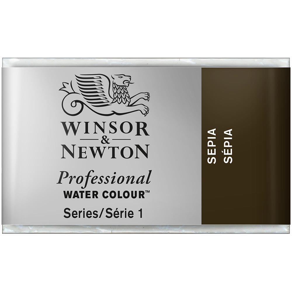Winsor & Newton Professional Sulu Boya Sepia 609 S.1 (Tam Tablet)