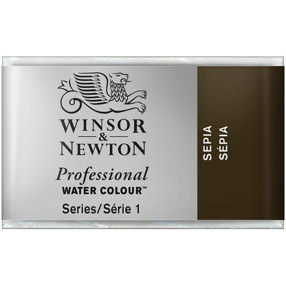 Winsor & Newton Professional Sulu Boya Sepia 609 S.1 (Tam Tablet)