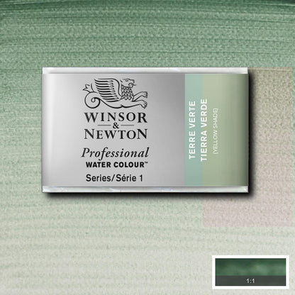 Winsor & Newton Professional Sulu Boya Terre Verte (Yellow Shade) 638 S.1 (Tam Tablet)