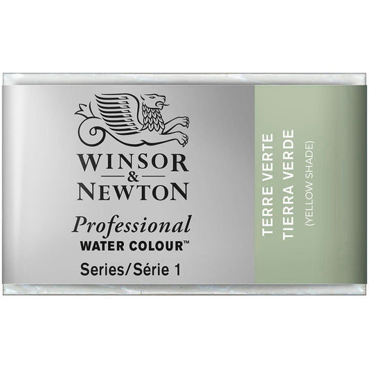 Winsor & Newton Professional Sulu Boya Terre Verte (Yellow Shade) 638 S.1 (Tam Tablet)