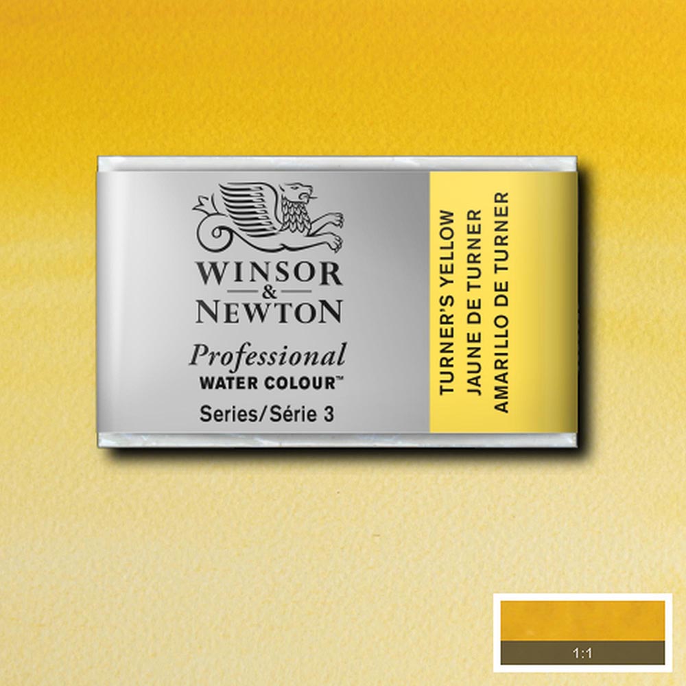 Winsor & Newton Professional Sulu Boya Turner’s Yellow 649 S.3 (Tam Tablet)