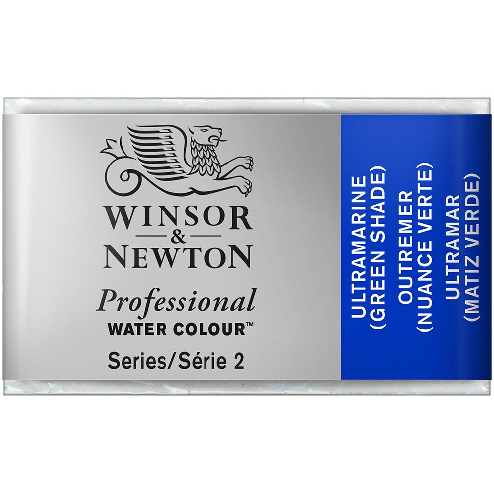 Winsor & Newton Professional Sulu Boya Ultramarine (Green Shade) 667 S.2 (Tam Tablet)